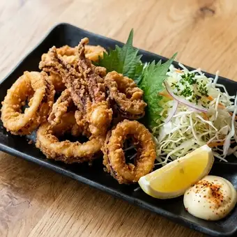 スルメイカの唐揚げ