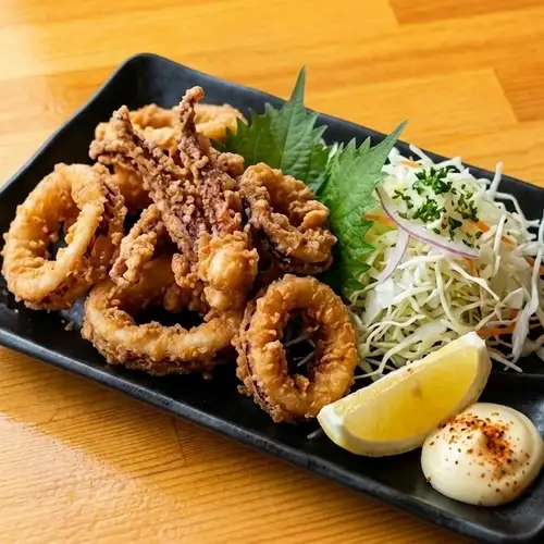 スルメイカの唐揚げ