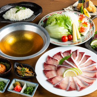 《飲み放題付き》　【茶ぶり究極のだししゃぶしゃぶコース】