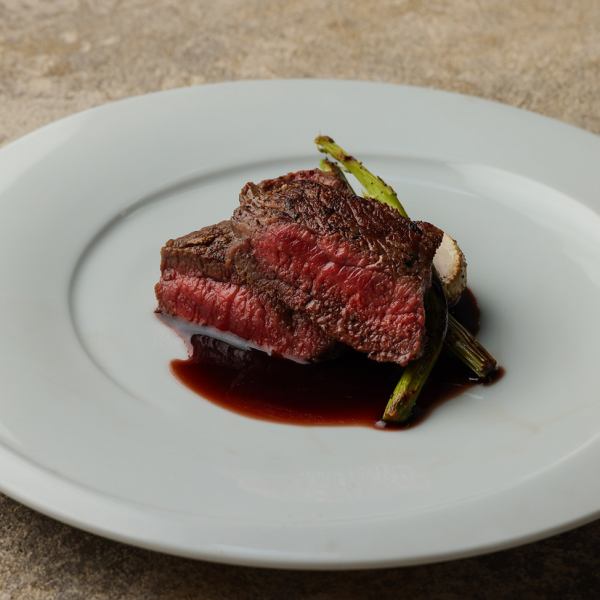 Authentic Italian cuisine with a focus on each and every dish ☆ "Wagyu lean roast with red wine sauce"