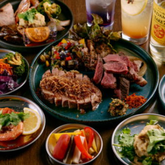 《初めての方》【RUU定番6300円コース⇒クーポンで5800円】2H飲み放付/ビリヤニ等全13品