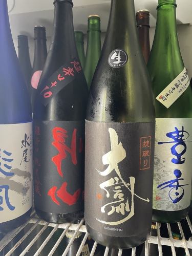 We also have seasonal and limited-edition sake as a secret sake!