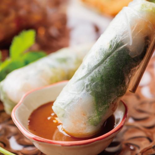 说到越南菜，这是虾新鲜春卷的必备品