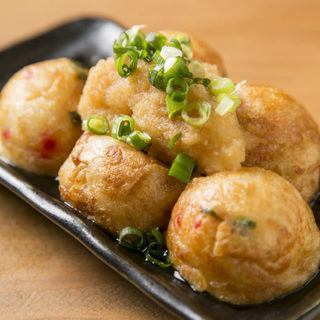 【90分飲み放題付き】3種類のたこ焼が味わえる♪肴や揚げ物！こ小コース◆全8品 3000円(税込)