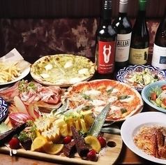 翌4時まで営業中◎直径23cmの本格窯焼きピザはALL550円♪