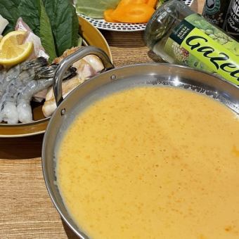 ビスクスープ鍋　2時間飲み放題付 コース