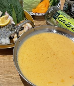 ビスクスープ鍋 2時間飲み放題付 コース