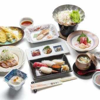 【寿し屋の宴膳】　料理9品のみ5000円