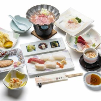 【花見御膳】　料理9品のみ5000円