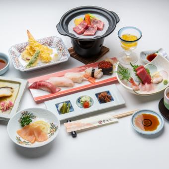 [Special Sushi Kaiseki] 9 dishes only 6,500 yen