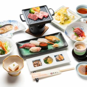 【特撰寿司会席】　料理のみ9品　6500円