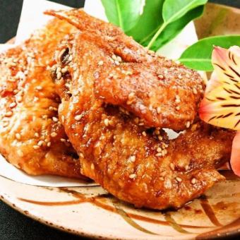 味噌鸡肉串和炭烤奥海川鸡2小时无限畅饮★名古屋套餐★含税4000日元（9种）