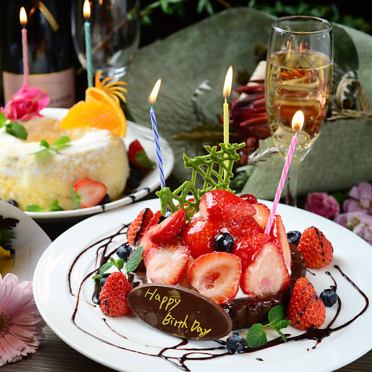 Recommended for dates in a spacious private room ♪ Dessert plates are also available!