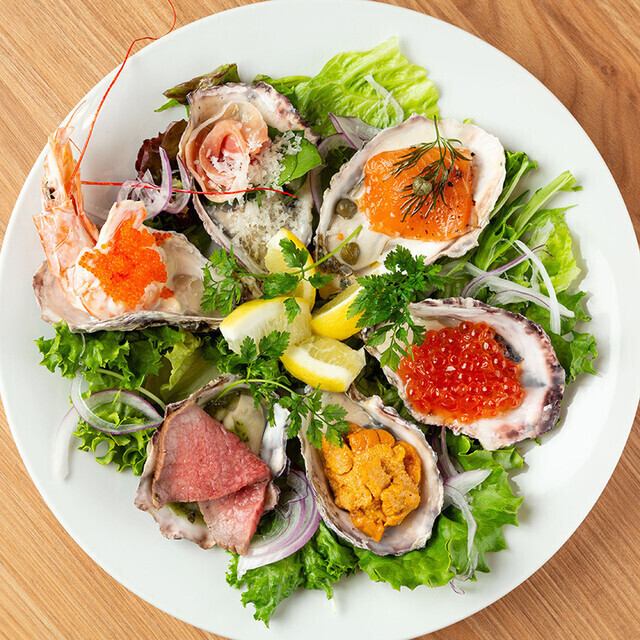 女性に大人気◎こだわりの牡蠣を使用した逸品を堪能♪