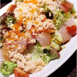 crab bukkake seafood salad