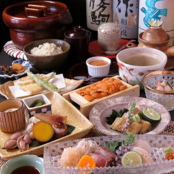 【ディナー】季節を味わう旬のお任せコース12100円(税込)