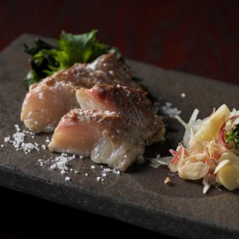 生姜真鯛 藁焼き