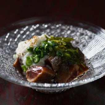 漬け鰹のめかぶとろろ和え