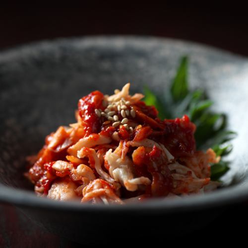 四万十鶏チャンジャ和え