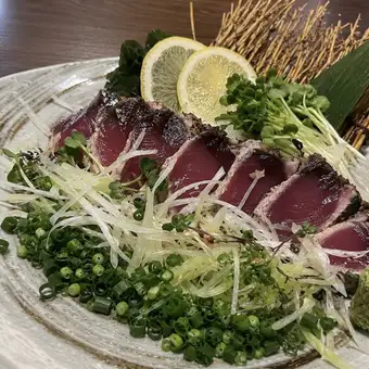 愛媛産カツオのたたき薬味ぶっかけ