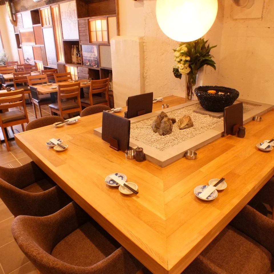 お洒落和食居酒屋♪おしゃれ且つ和モダンな雰囲気は◎