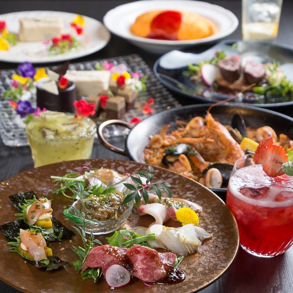 8名様以上なら断然お得！人気メニューが詰まった飲み放題付きの《全4品》パーティープラン　6000円(税込)