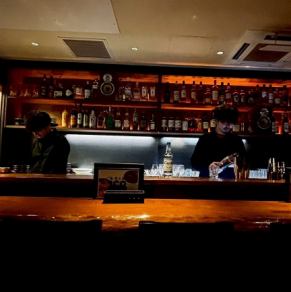 カウンター正面