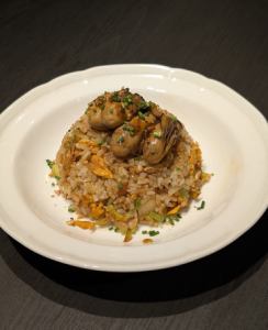 牡蠣ガーリックチャーハン