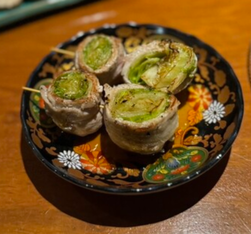 豚バラレタス巻串1本