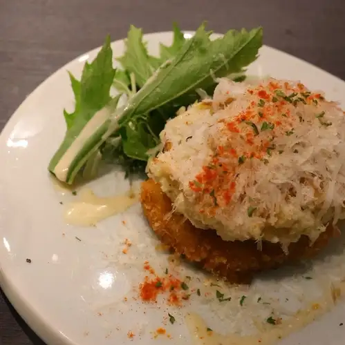 2層仕立てのポテトサラダ