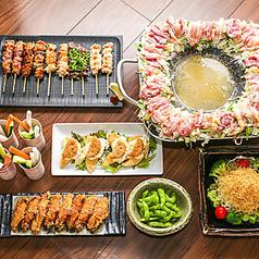 【極コース】♪お野菜たっぷり鶏ギョプサルはいかが？＋2時間飲み放題付全10品⇒6000円（税込）