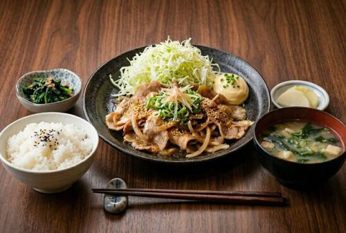 しょうが焼き定食