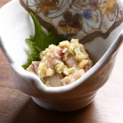 にしんねぎ味噌和え