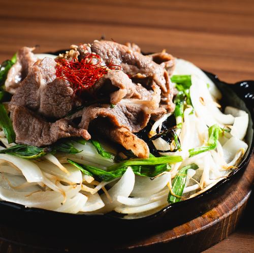 ジンギスカン鉄板焼き
