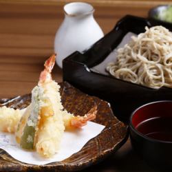 海老天婦羅蕎麦