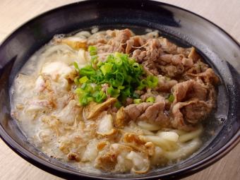 Meat and udon