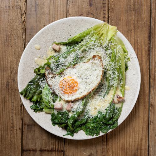 グリルドロメインレタスのシーザーサラダ