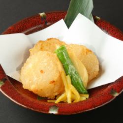 大根の唐揚げ かつお味噌