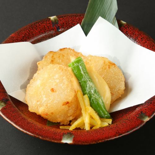 大根の唐揚げ かつお味噌