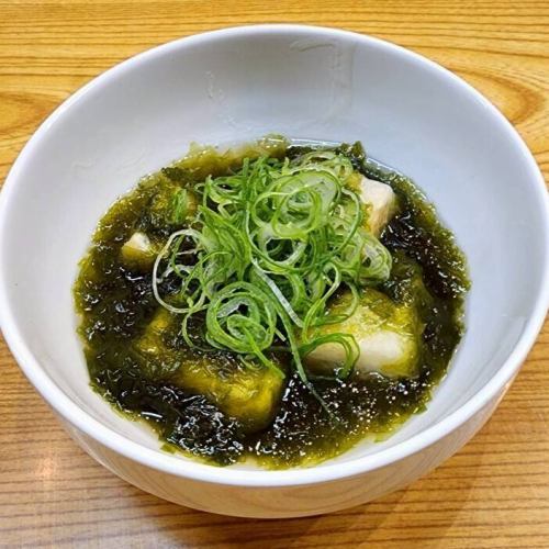 揚げ出し豆富 青さのりあん