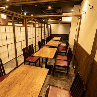 【テーブル個室 最大62名まで】送別会、歓迎会、ご家族の集まり、会社宴会、同窓会、忘年会、新年会まで1年を通して宴会利用が可能です♪