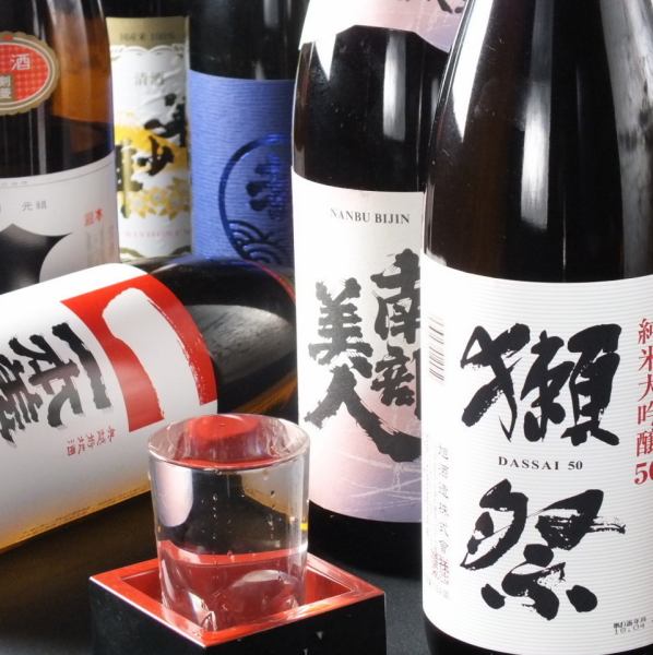 We have a large selection of "local sake that goes well with chicken" ◎ Enjoy the marriage with your food!