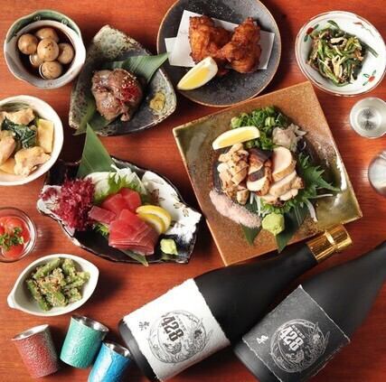 飲み放題付き宴会コース 全9品5500円(税込)