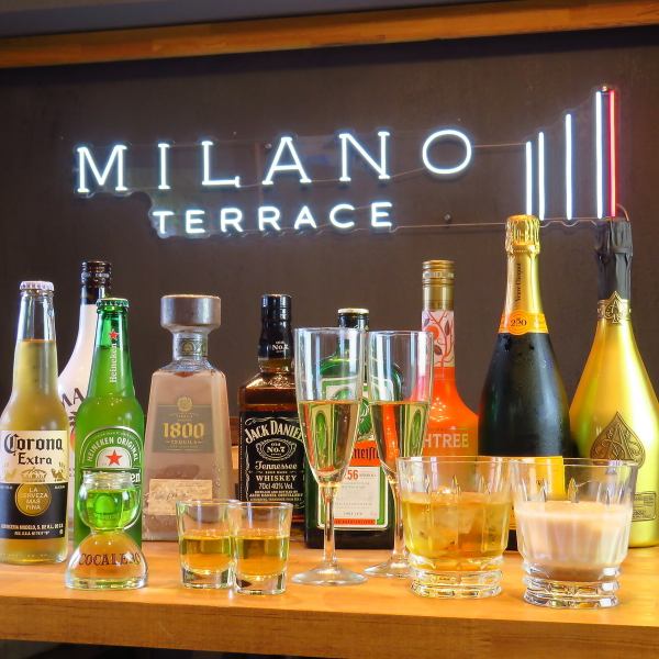【40種類以上の豊富なドリンク】1杯500円～！飲み放題コースあります！