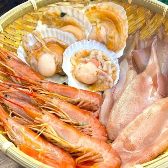 [Seafood included ☆ Empty-handed BBQ course] Various ingredients + seafood♪ 3 hours of all-you-can-drink included! 7500 yen → 6500 yen