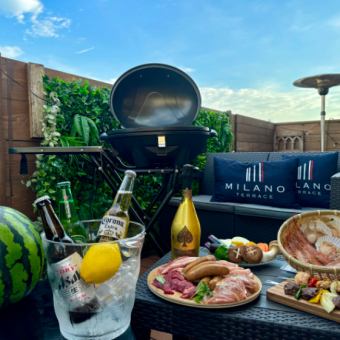【自備食材BBQ套餐】無需準備任何器具♪附3小時無限暢飲！