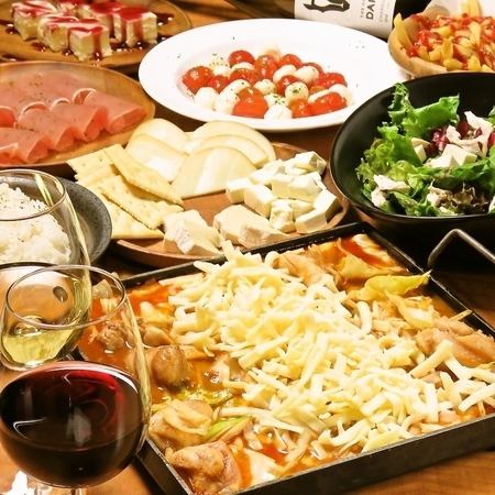 [Private room guaranteed ◎ All-you-can-eat and drink with unlimited time all-you-can-drink] Cheese dishes, chicken nanban, grilled meat ramen, etc.