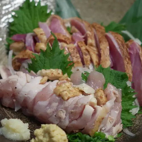 薩摩直送鳥刺し