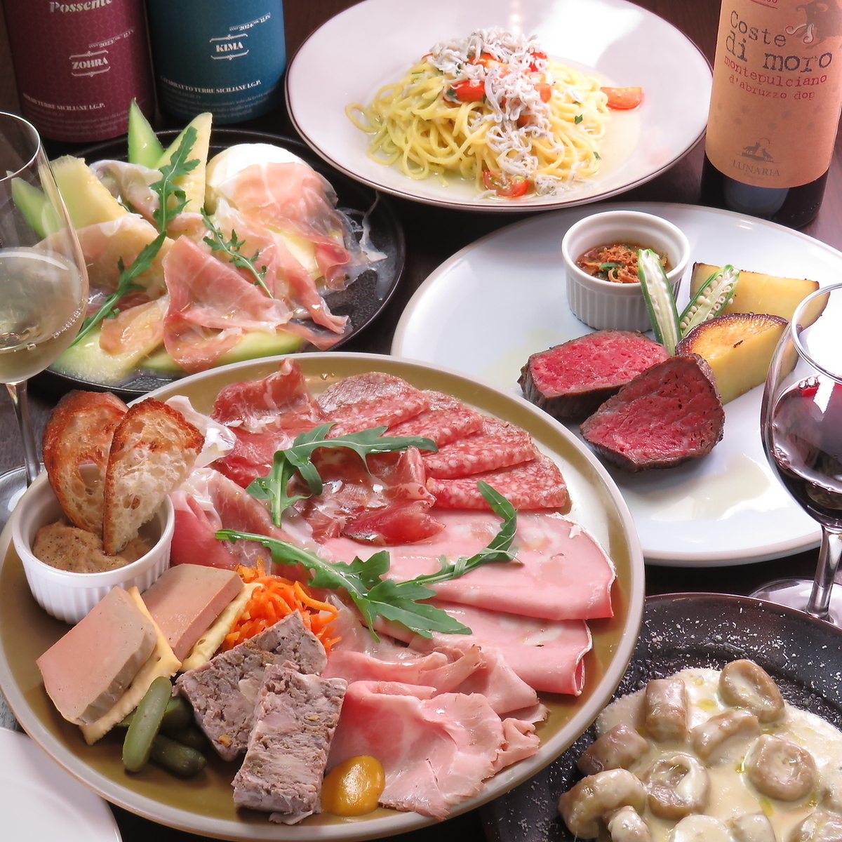【生ビールOK/30種類以上】120分飲み放題付◆9品4400円(税込)