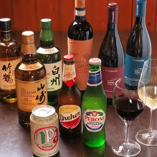 種類豊富なドリンクを提供